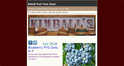 Desktop Screenshot of kimballfruitfarm.com